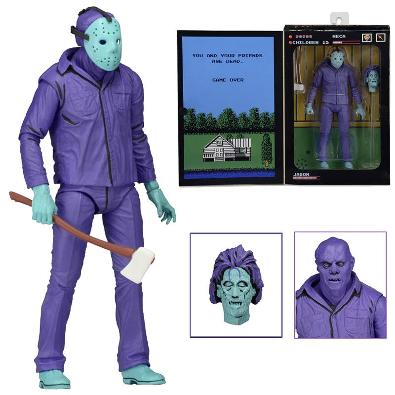 NECA -  Friday the 13th  - Jason Voorhees -  7 in Action Figure -  SDCC 2013 Sealed