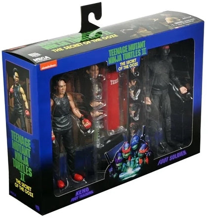 NECA TMNT 2: Secret of the Ooze - Foot Training Keno & Ooze Foot Soldier
