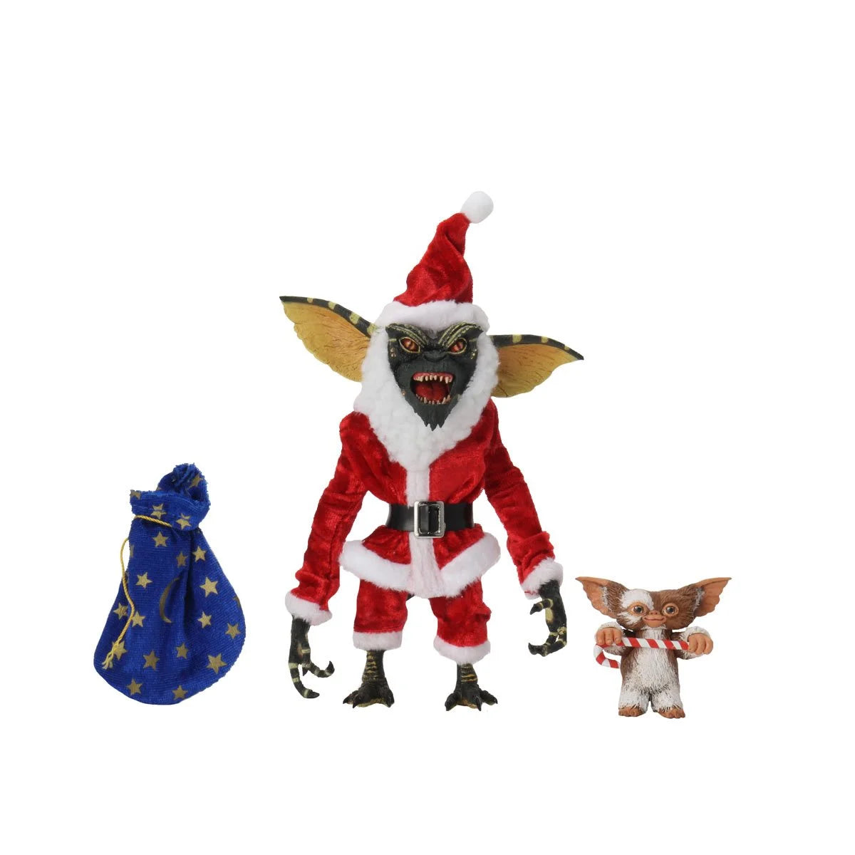 NECA - Gremlins Ultimate Santa Stripe and Gizmo 7-Inch Scale Action Figure 2-Pack