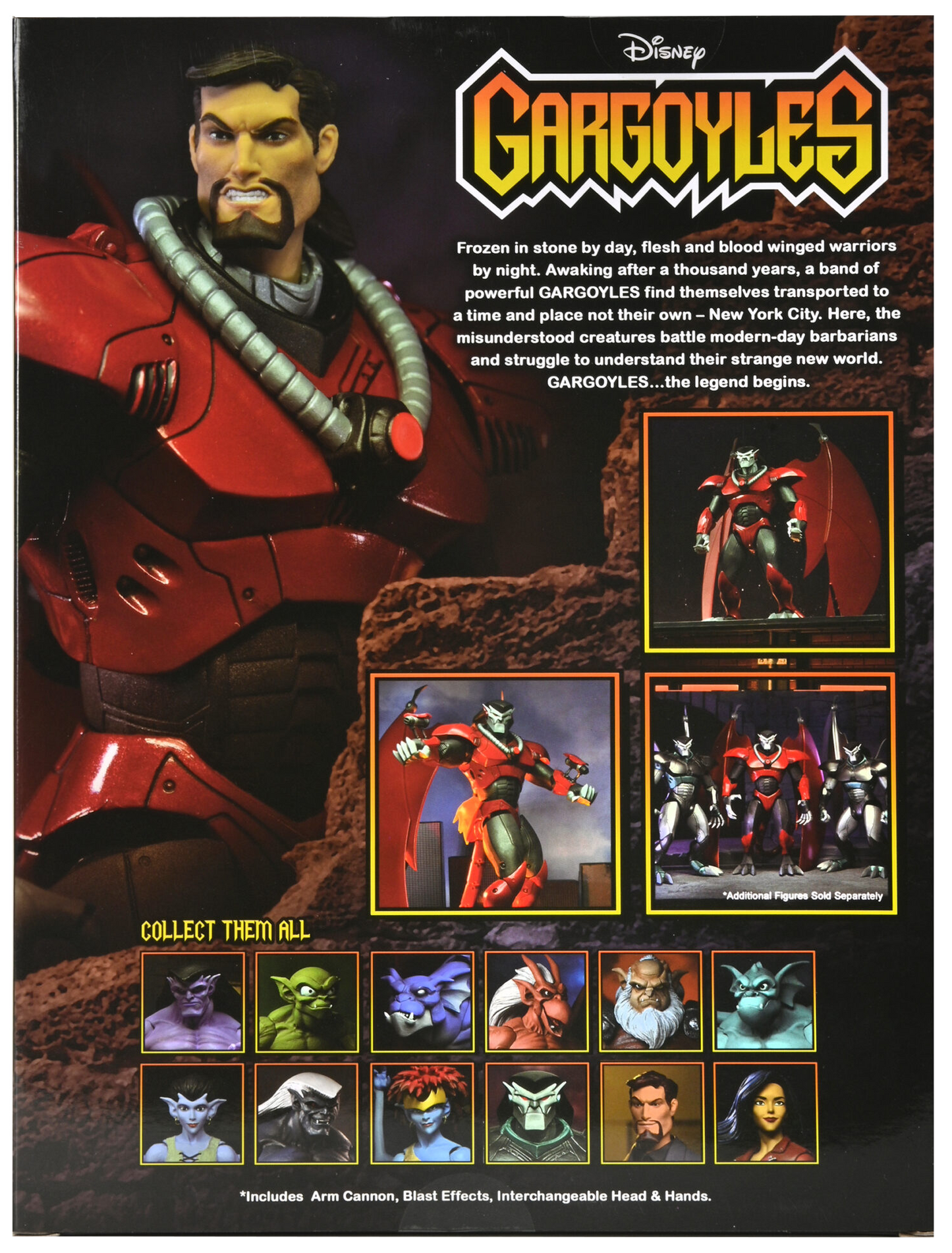 NECA - Gargoyles 7” Scale Action Figure – Ultimate Armored David Xanatos