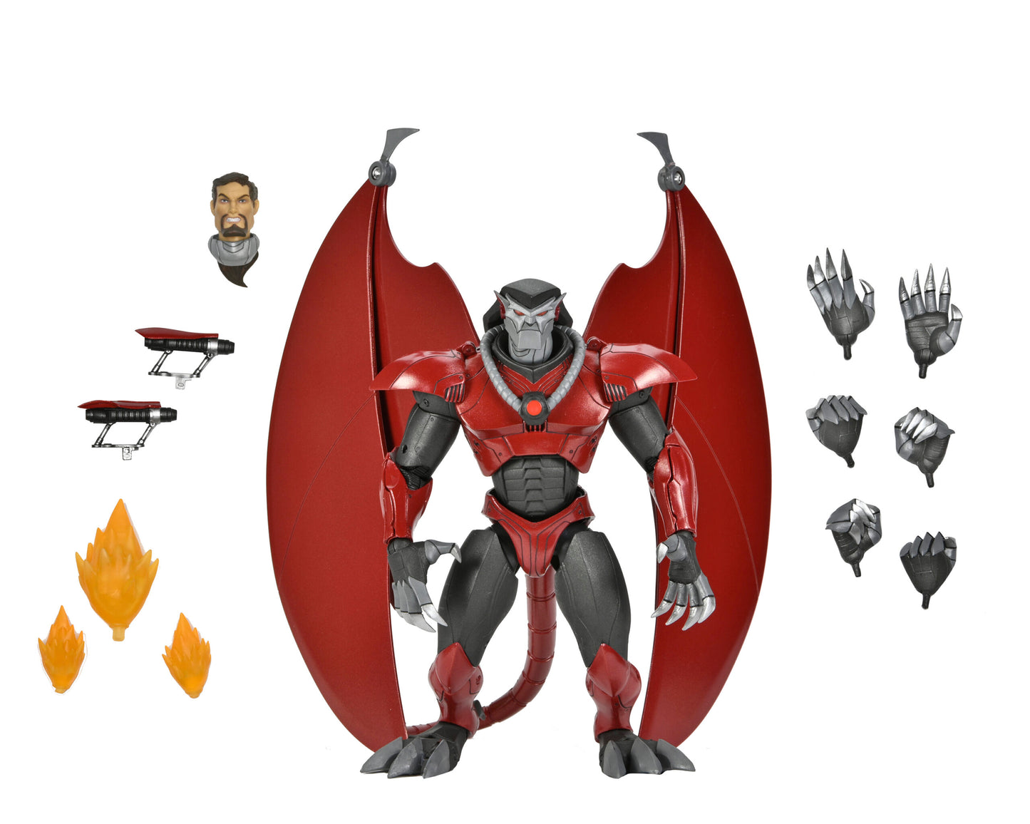 NECA - Gargoyles 7” Scale Action Figure – Ultimate Armored David Xanatos