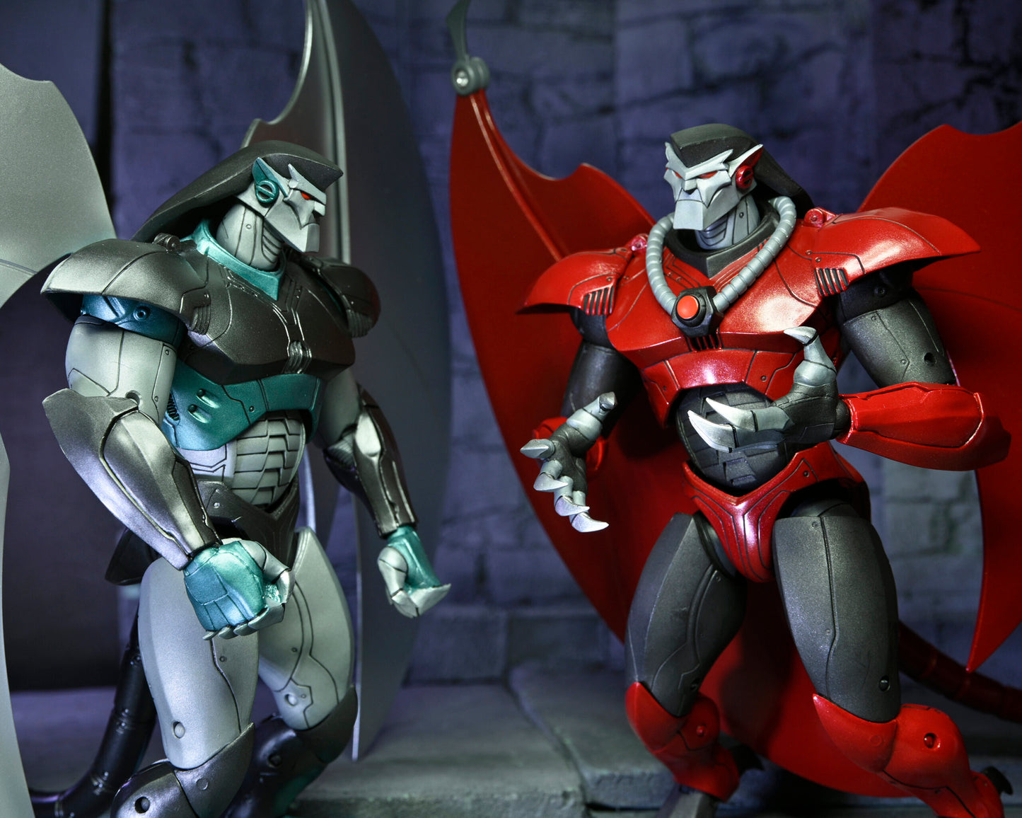 NECA - Gargoyles 7” Scale Action Figure – Ultimate Armored David Xanatos
