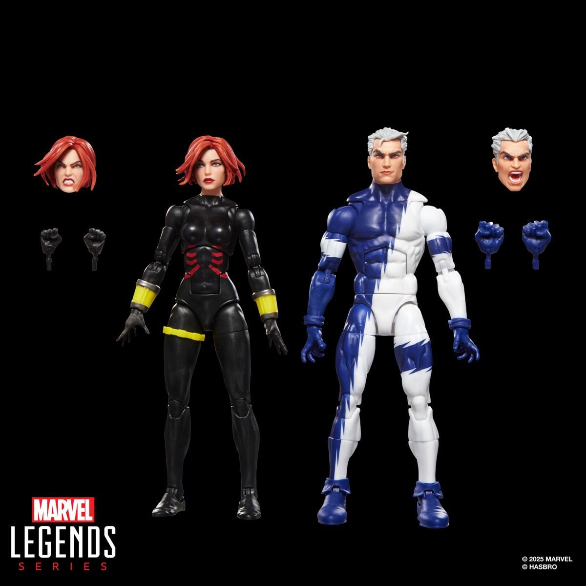 Marvel Legends - Avengers - Black Widow and Quicksilver - 6 Inch Action Figure