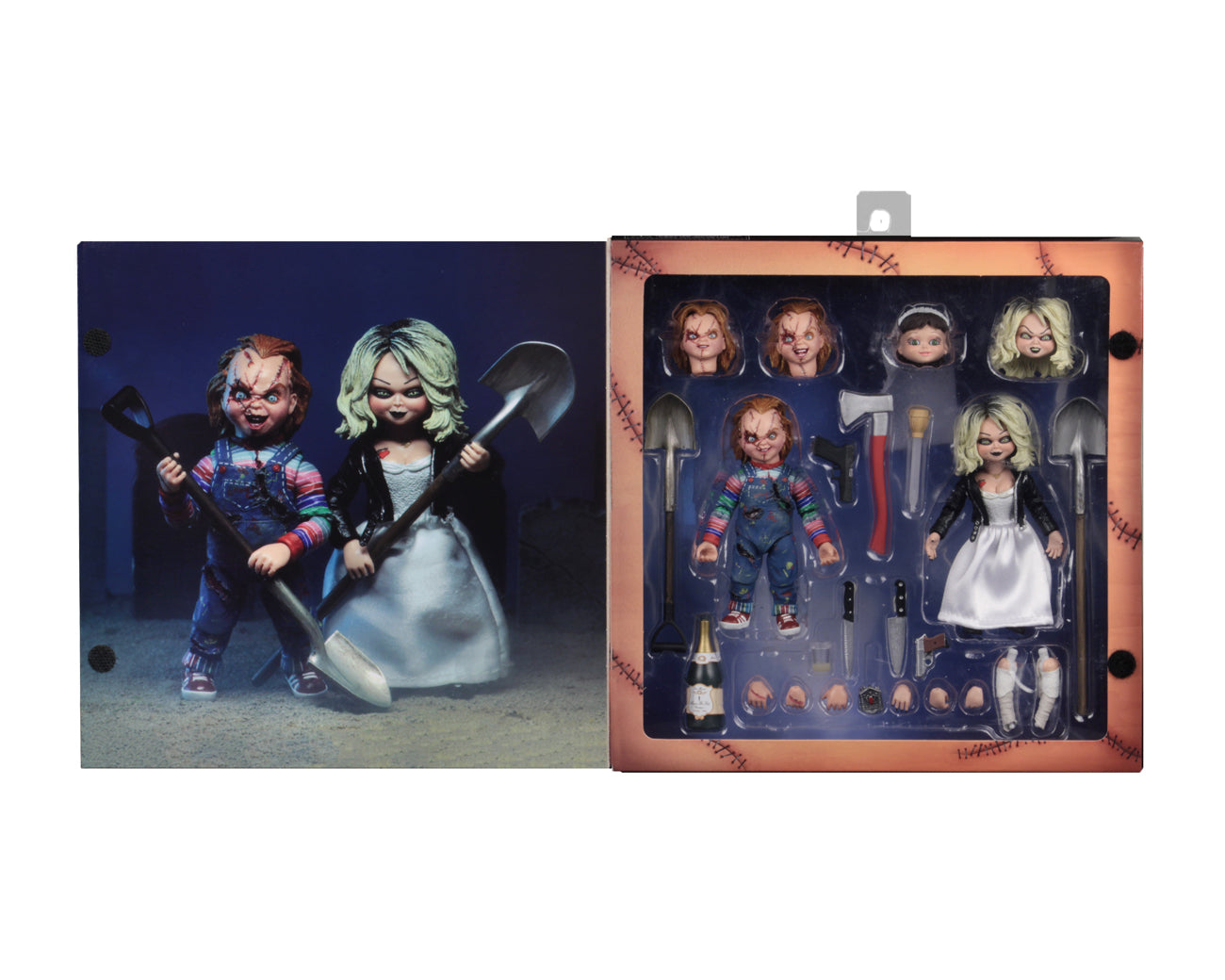 NECA - Chucky - 7" Scale Action Figure - Ultimate "Chucky & Tiffany" 2-Pack