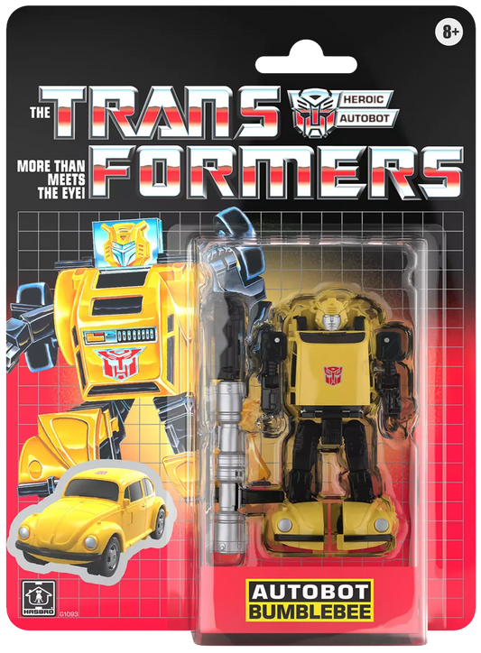Transformers - G1 Retro Carded - Autobot Bumblebee Action Figure