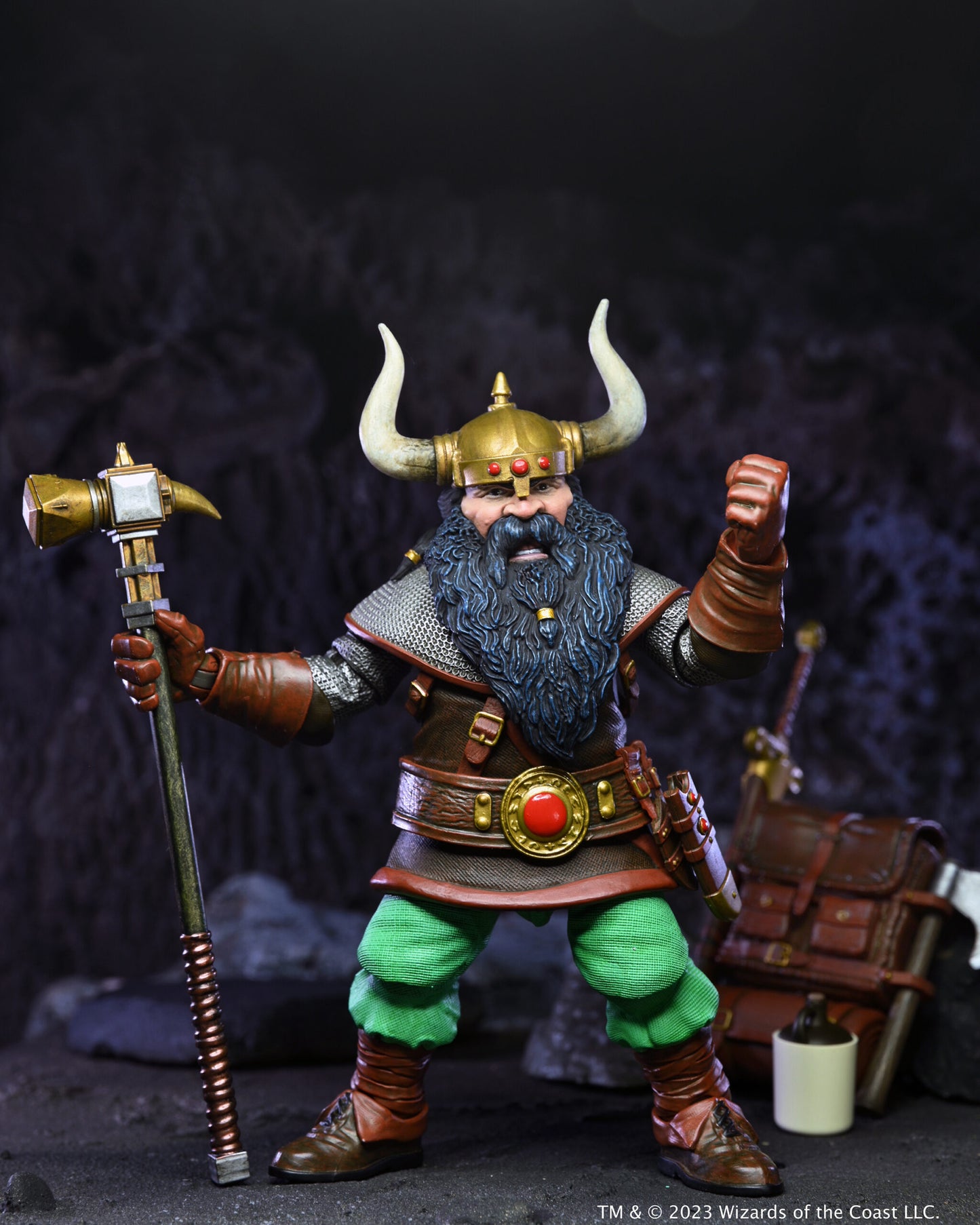 NECA: Dungeons & Dragons – Ultimate Elkhorn the Good Dwarf Fighter