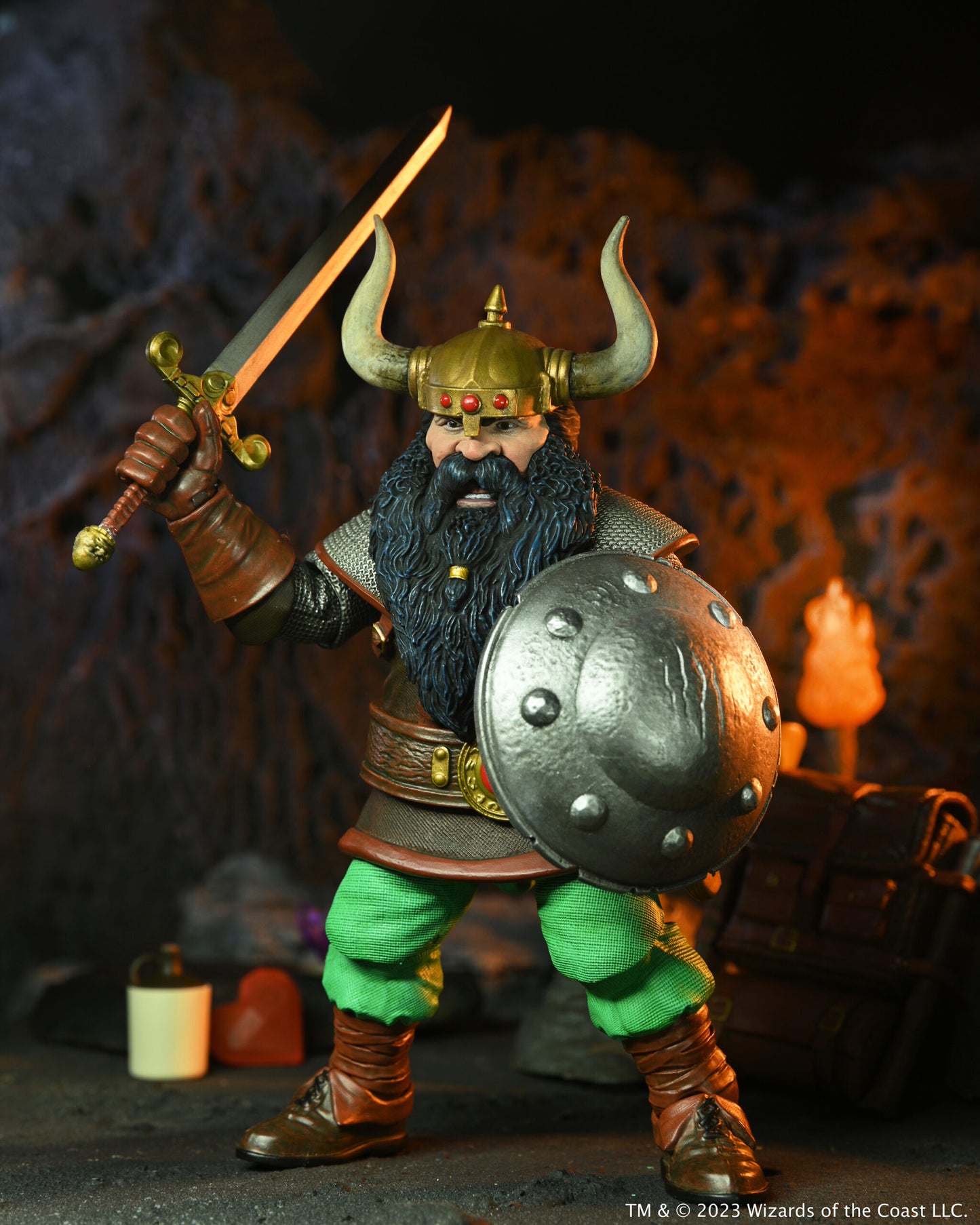NECA: Dungeons & Dragons – Ultimate Elkhorn the Good Dwarf Fighter