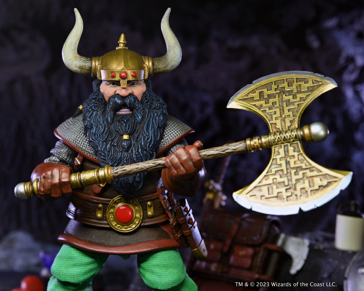 NECA: Dungeons & Dragons – Ultimate Elkhorn the Good Dwarf Fighter