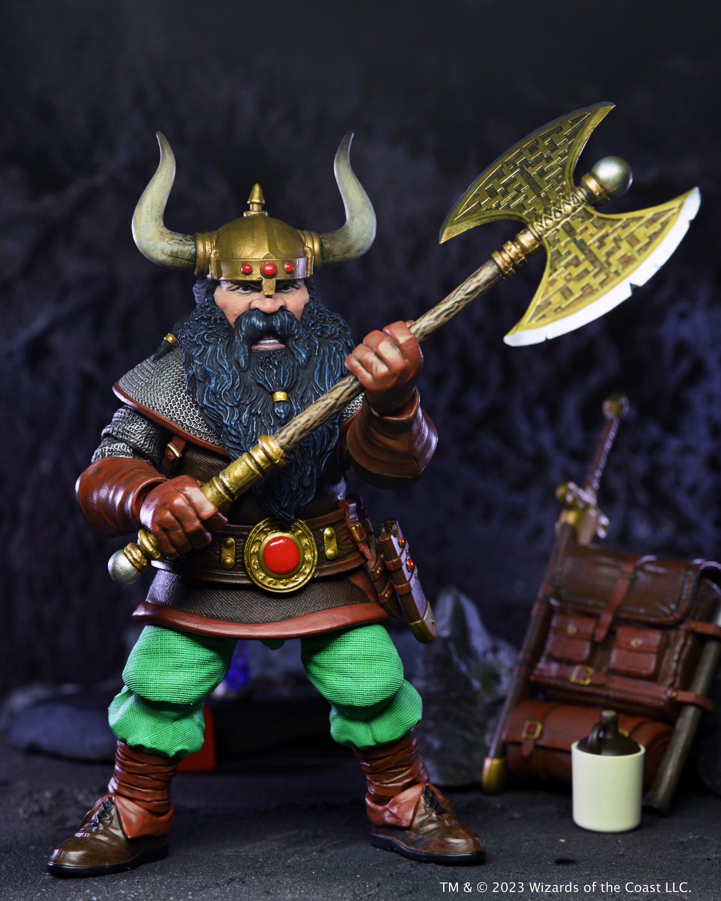 NECA: Dungeons & Dragons – Ultimate Elkhorn the Good Dwarf Fighter