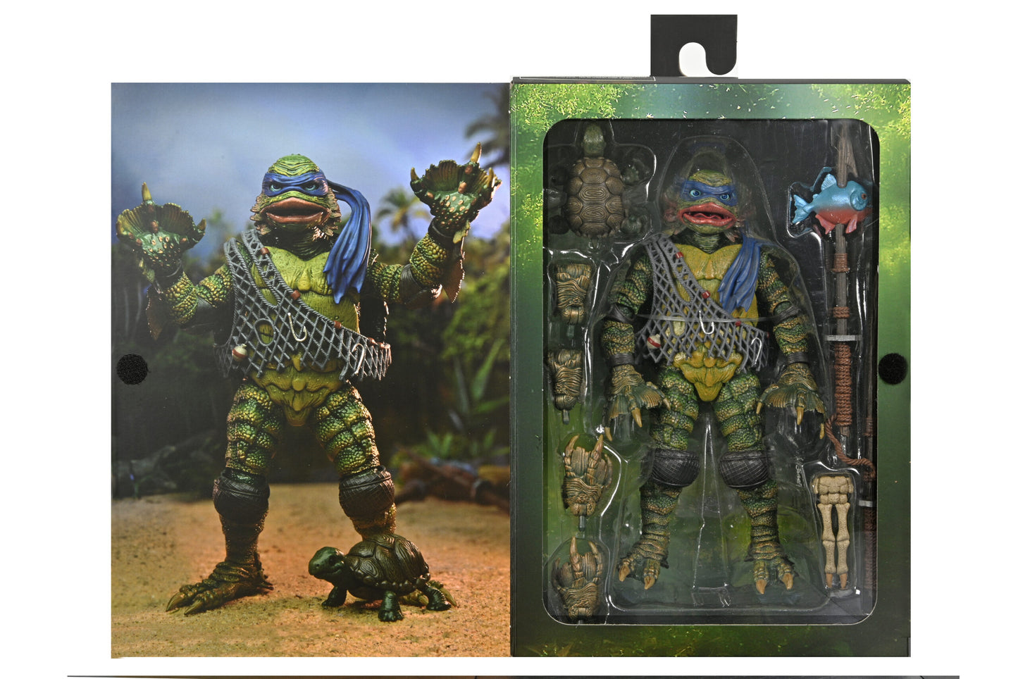 NECA - Universal Monsters/Teenage Mutant Ninja Turtle – Ultimate Leonardo as the Creature
