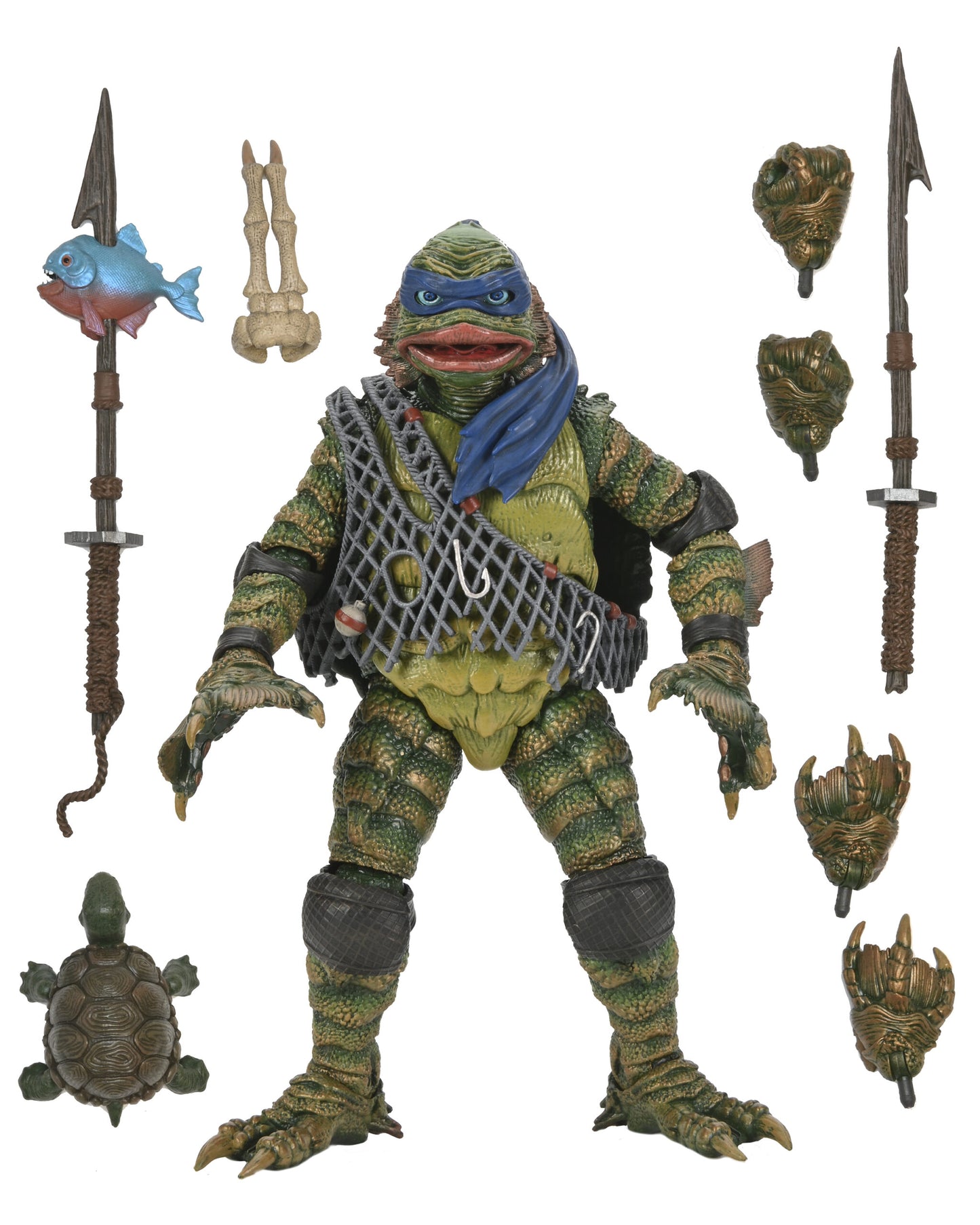 NECA - Universal Monsters/Teenage Mutant Ninja Turtle – Ultimate Leonardo as the Creature