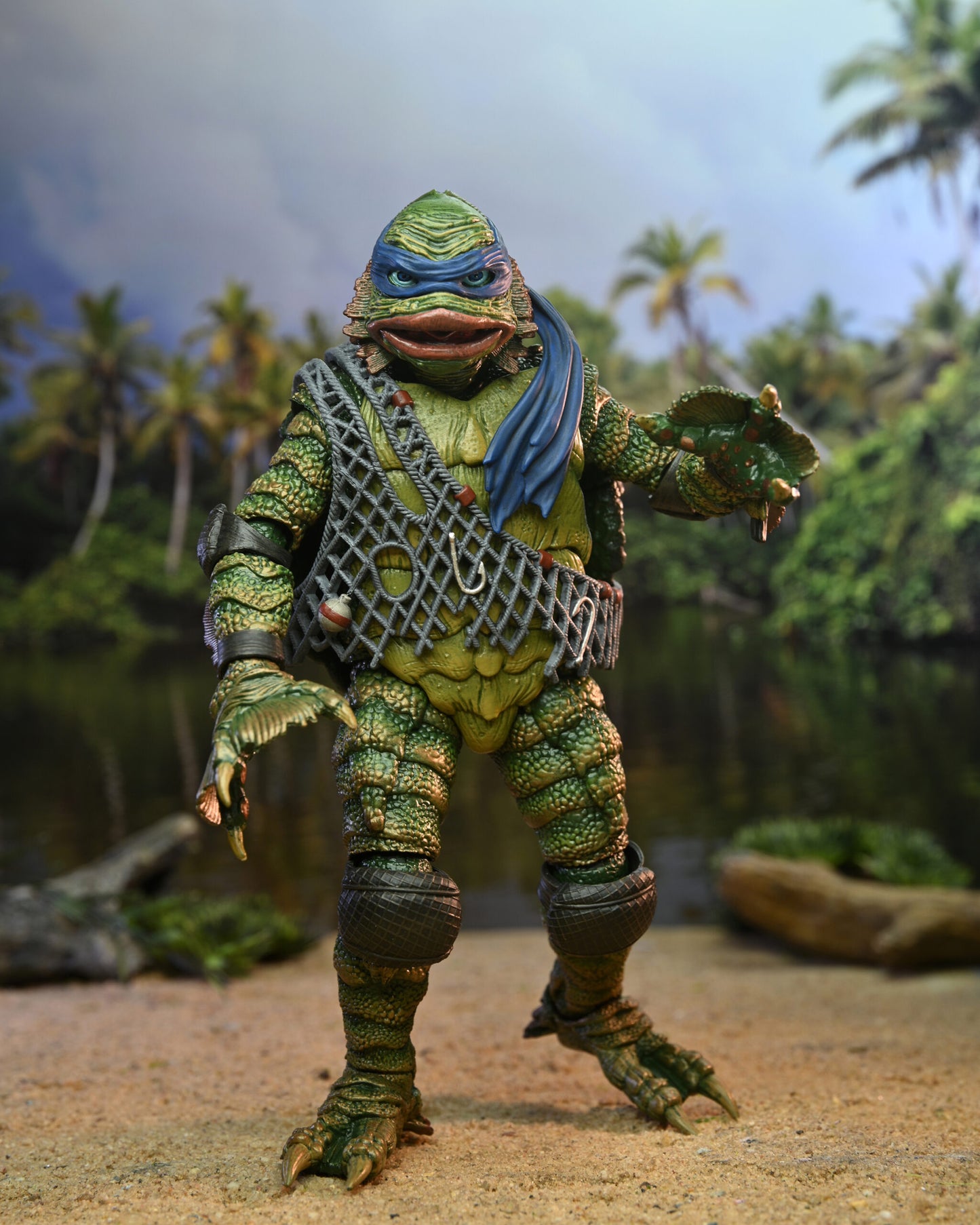 NECA - Universal Monsters/Teenage Mutant Ninja Turtle – Ultimate Leonardo as the Creature