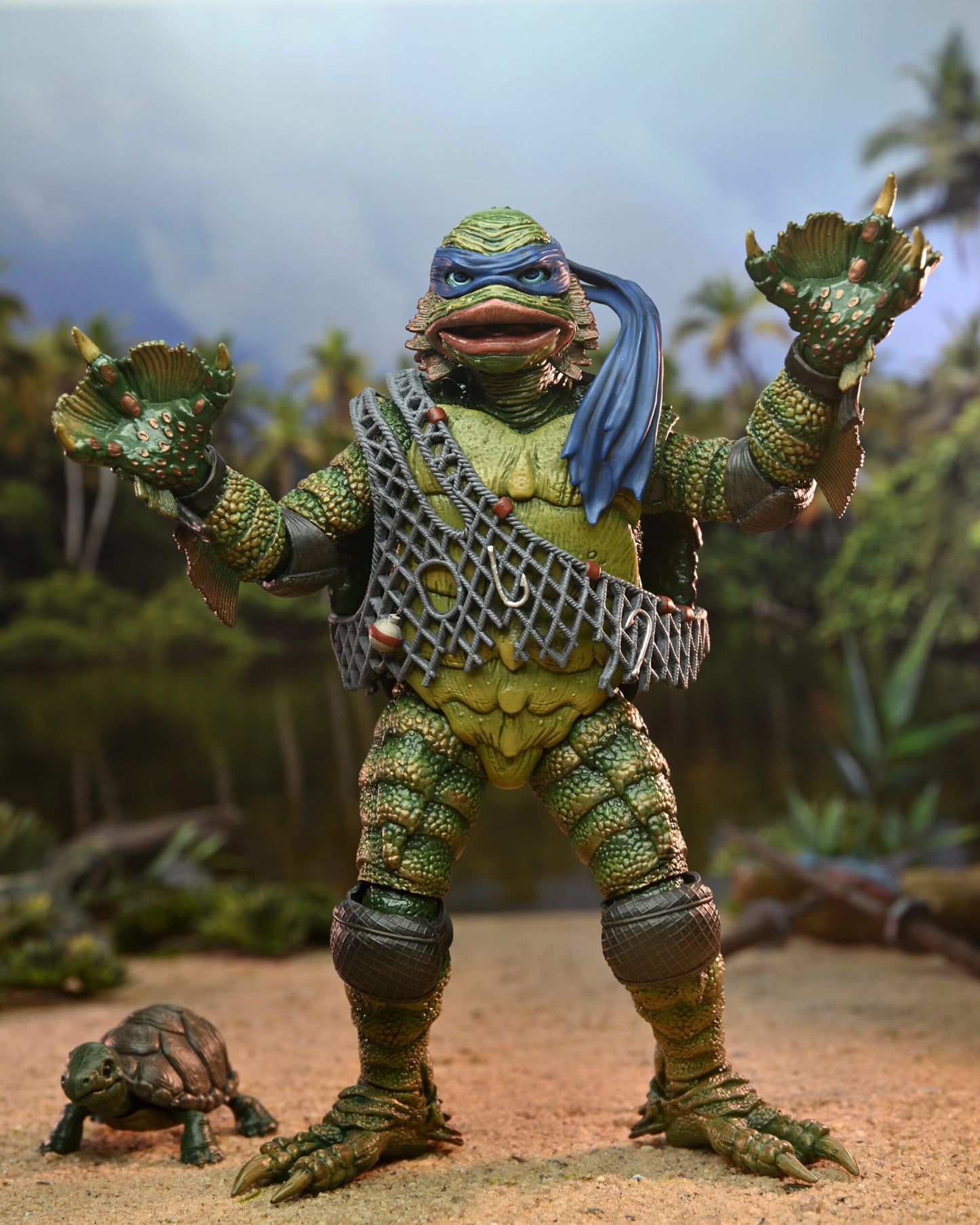 NECA - Universal Monsters/Teenage Mutant Ninja Turtle – Ultimate Leonardo as the Creature