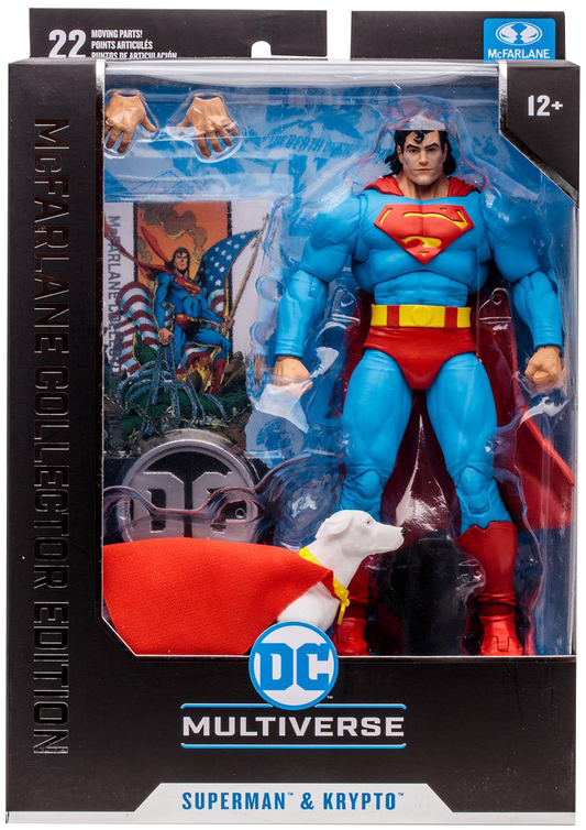 DC McFarlane Collector Edition Wave 3 Superman and Krypto Return of Superman