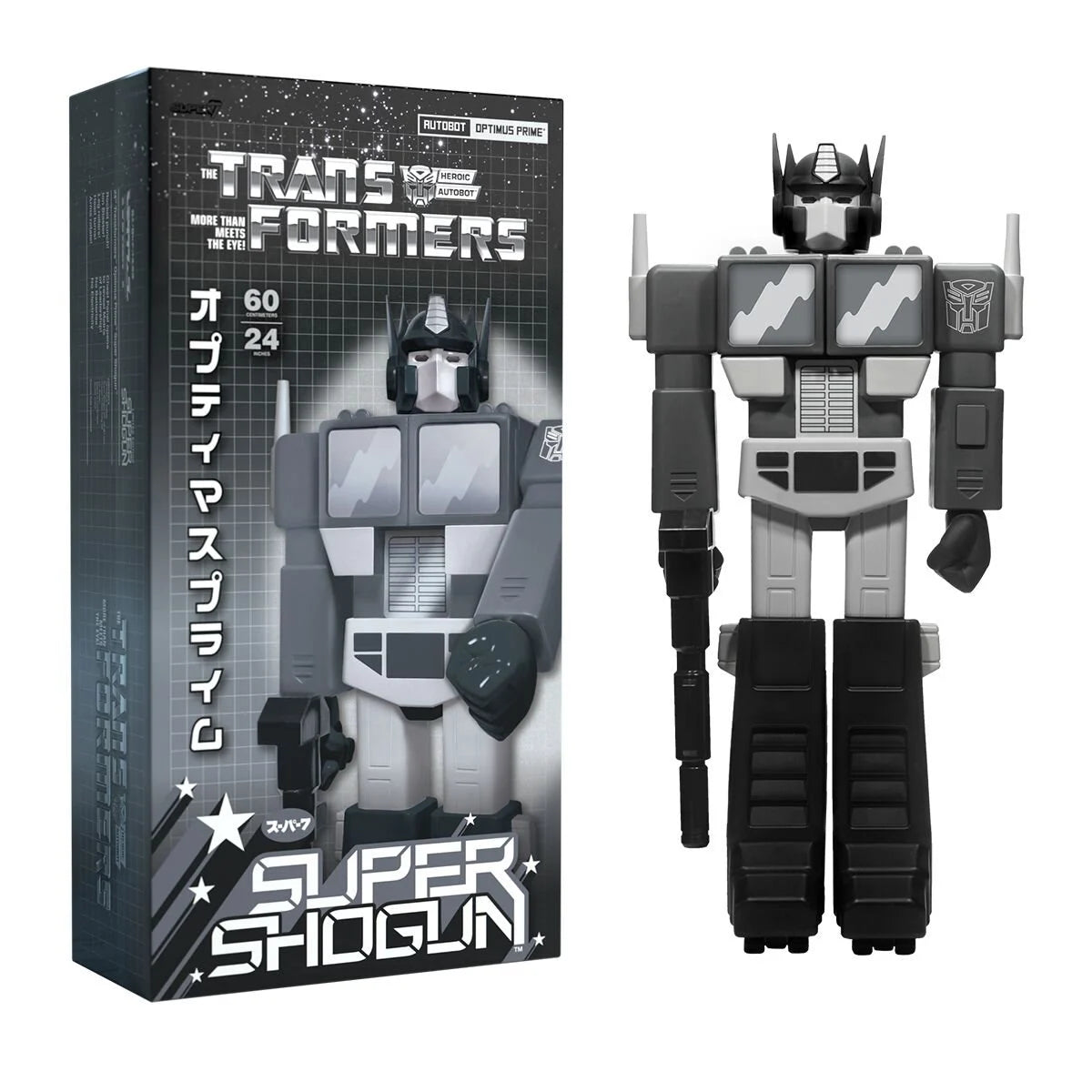 SUPER7 - Transformers - Super Shogun - Optimus Prime (Dead Black) Jumbo Action Figure