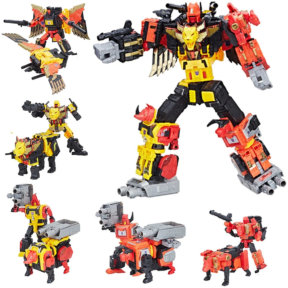 Transformers - Power of the Primes - Predaking - Combiner Team Set