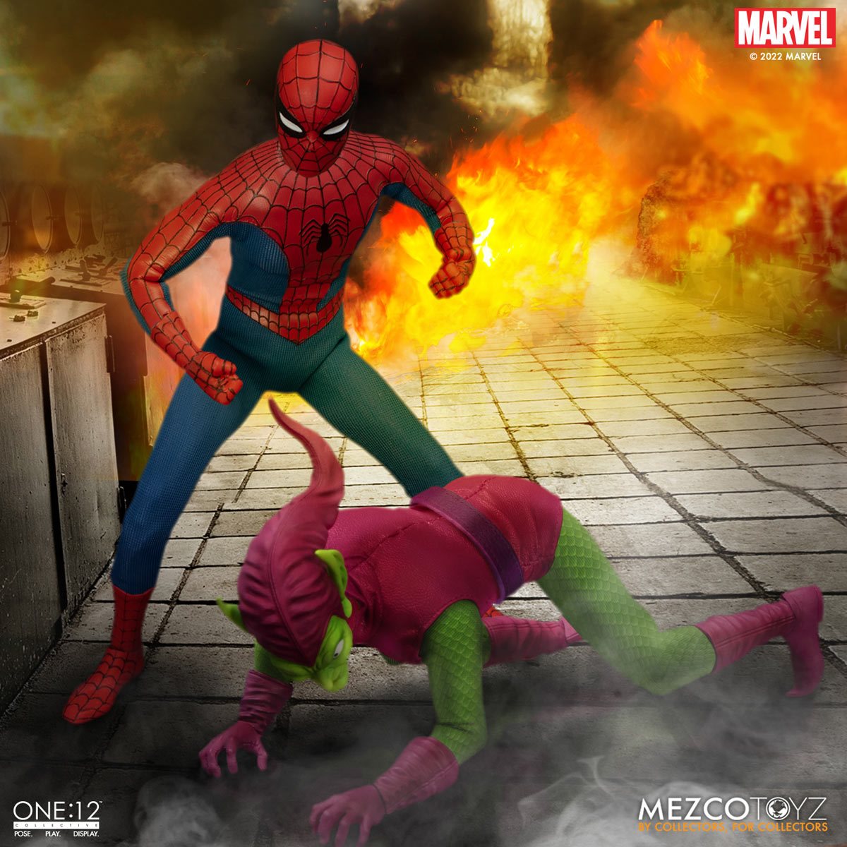 MEZCO - Spider-Man Green Goblin Deluxe Edition One:12 Collective Action Figure