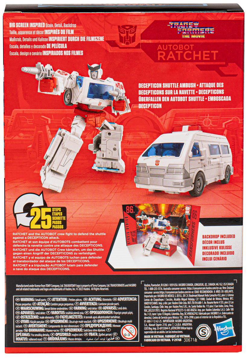 Transformers Studio Series 86 Voyager Ratchet