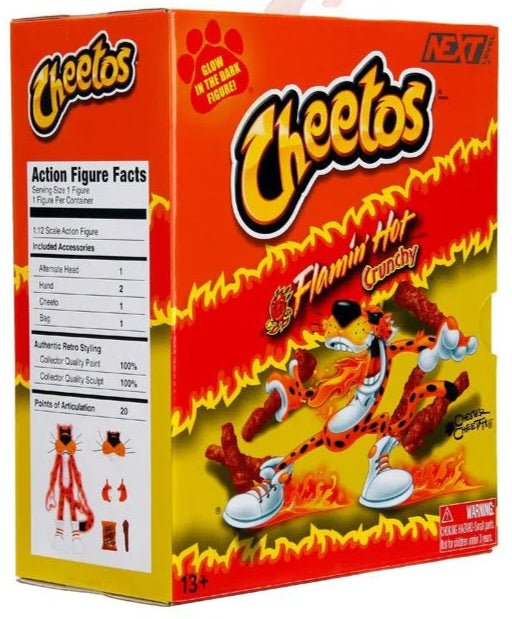 Jada Toys - Cheetos Chester Cheetah Flamin' Hot Glow-in-the-Dark