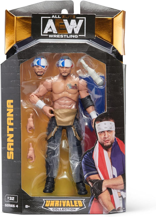 All Elite AEW Wresteling -Santana Action Figures- ST
