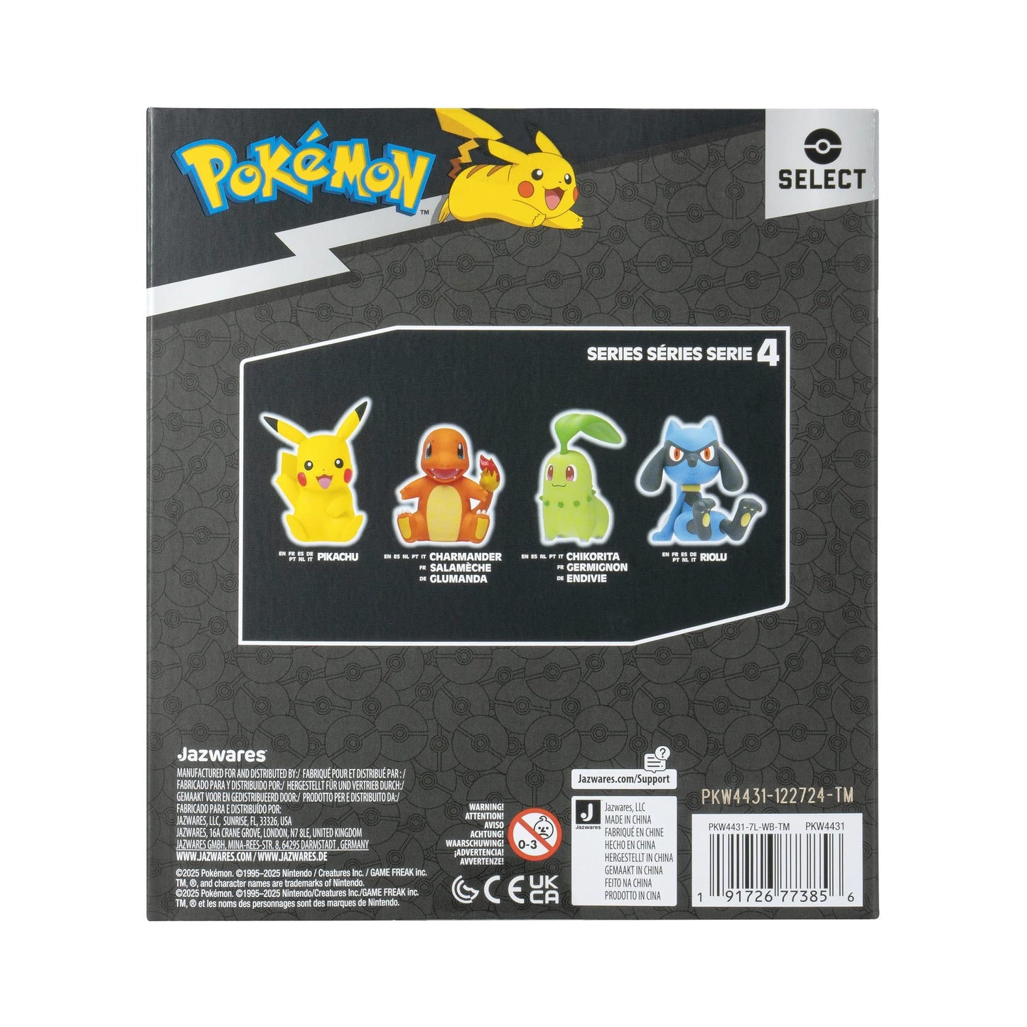 Jazwares - Pokemon - Series 4 - Charmander - 4 inch Vinyl Figure