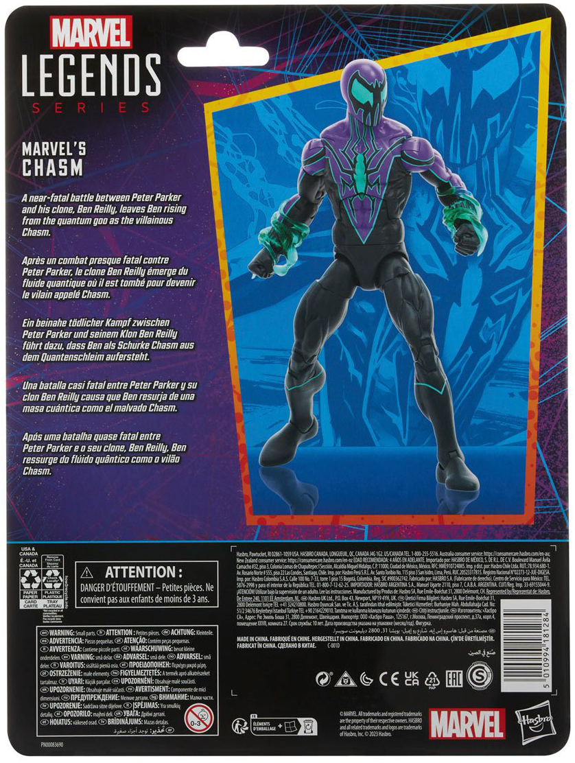 Spider-Man Retro Marvel Legends Chasm 6-Inch Action Figure
