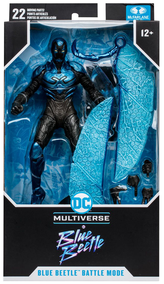DC Blue Beetle Movie Blue Beetle Battle Mode 7-Inch Scale Action Figure