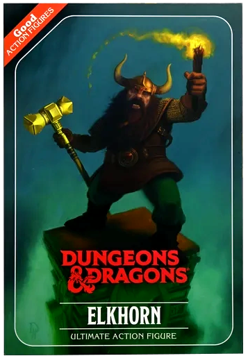 NECA: Dungeons & Dragons – Ultimate Elkhorn the Good Dwarf Fighter