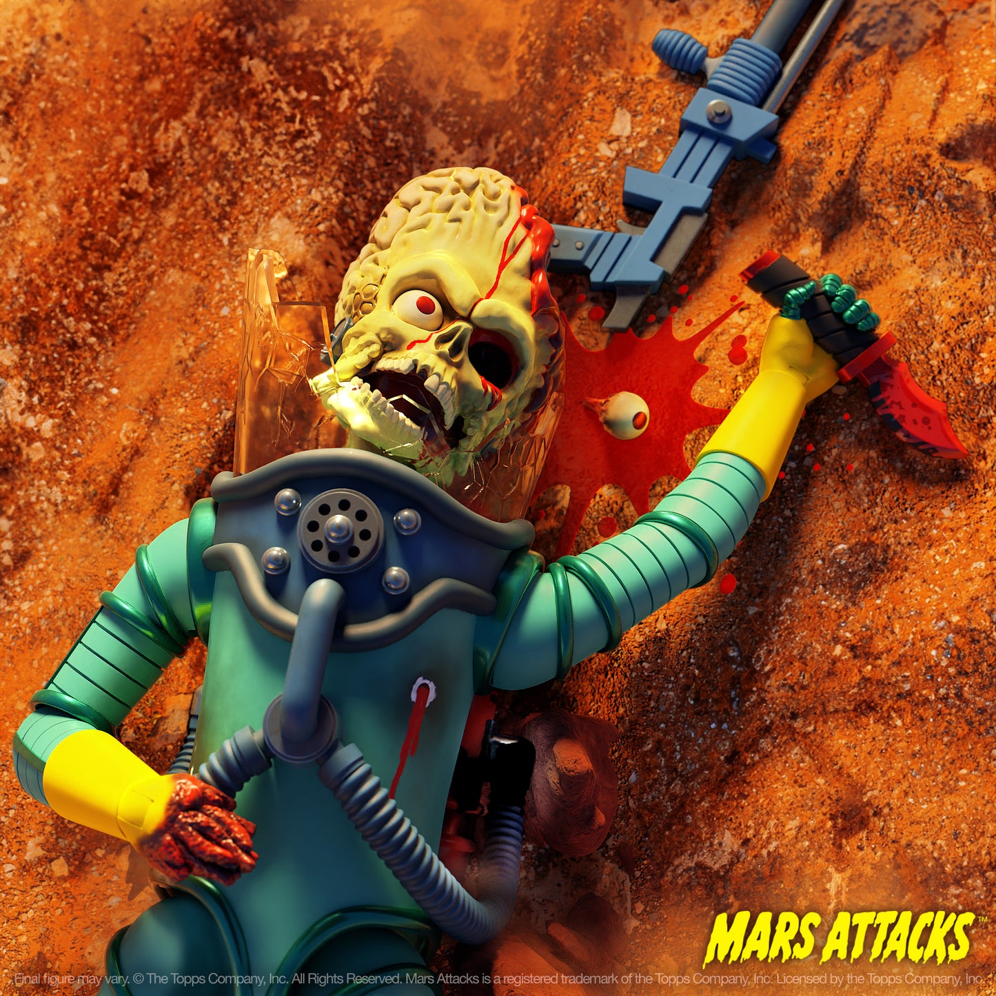 Super7 - Mars Attacks - Martian (Smashing the Enemy)