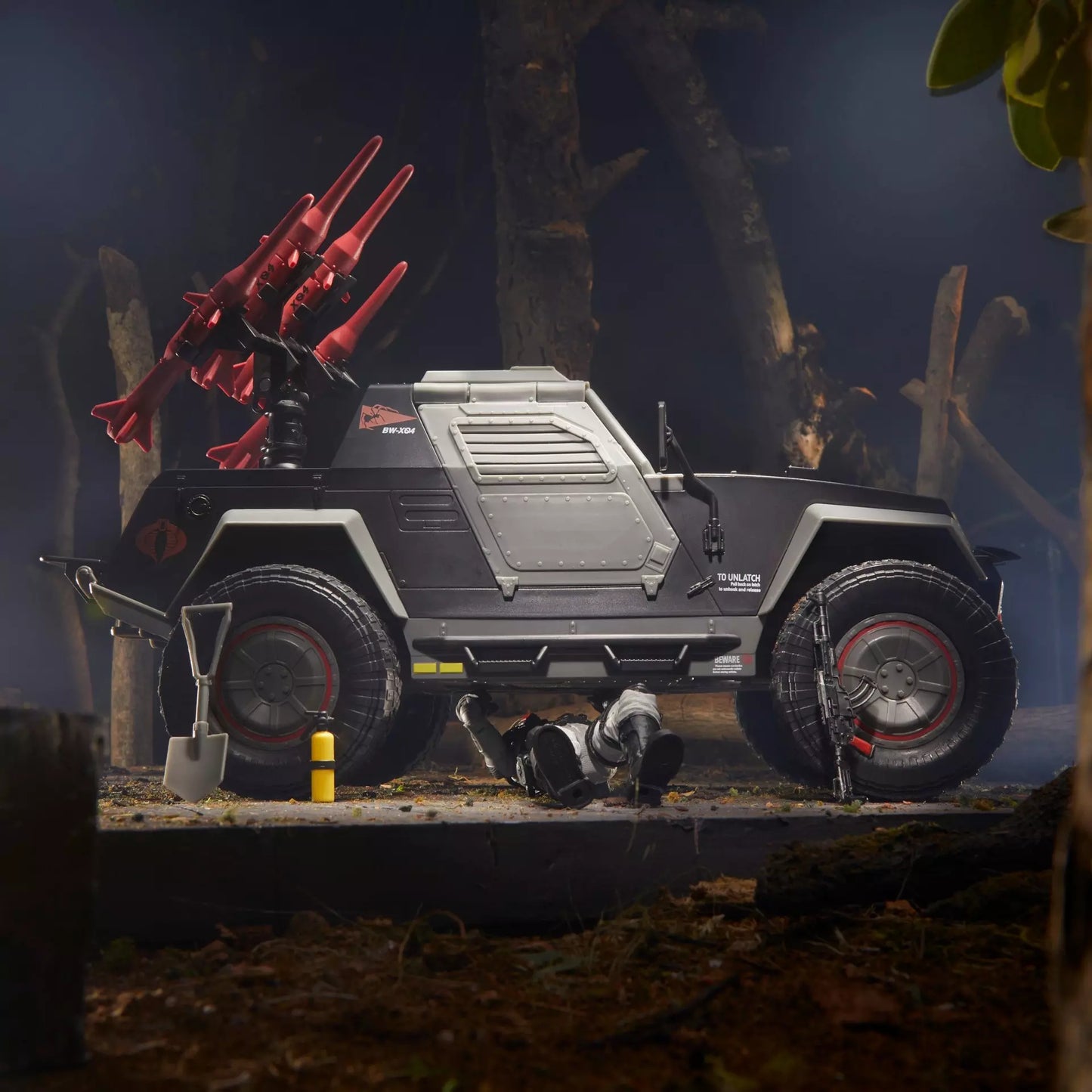 G.I. Joe Classified Series #120, Cobra Night Attack 4-WD Stinger & Driver