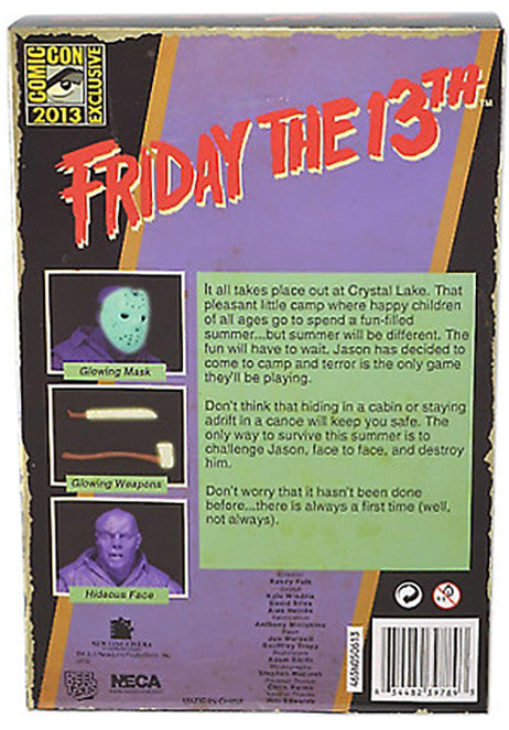 NECA -  Friday the 13th  - Jason Voorhees -  7 in Action Figure -  SDCC 2013 Sealed