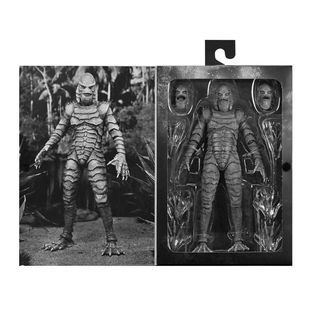 NECA Universal Monsters Ultimate Creature from the Black Lagoon B&W 7" Action Figure