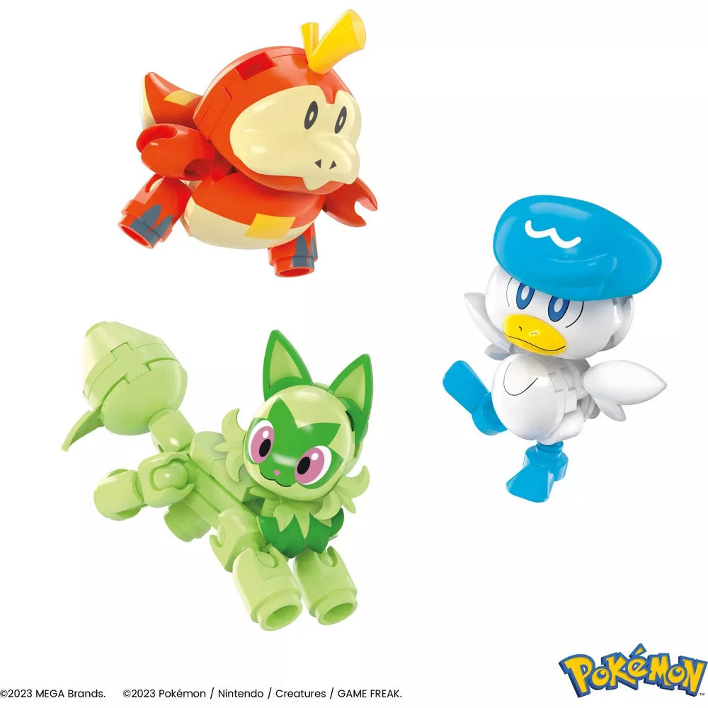 MEGA - Pokemon -  Padela Region - Team Building Toy Kit - 79pcs