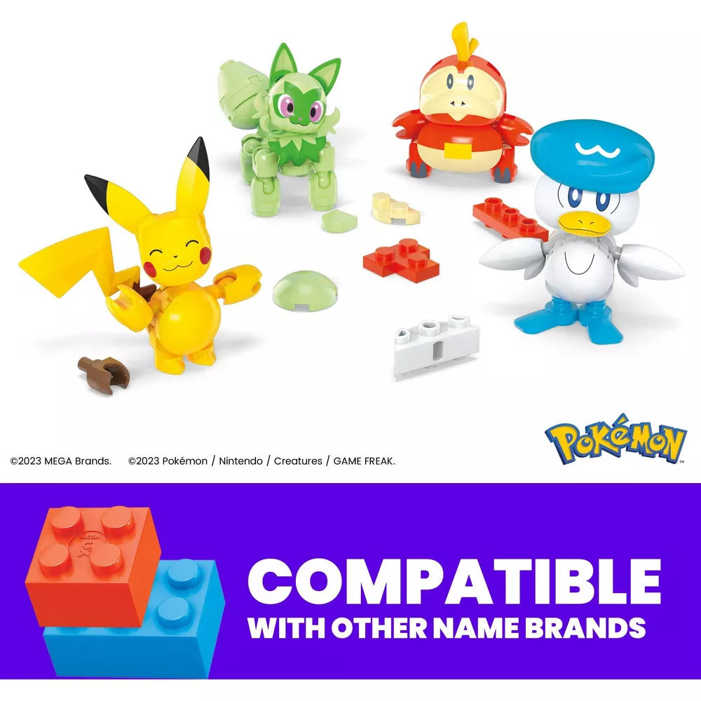 MEGA - Pokemon -  Padela Region - Team Building Toy Kit - 79pcs