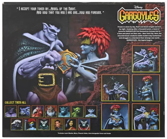 NECA Gargoyles Vows Ultimate Goliath and Demona 7" Action Figures - 2pk