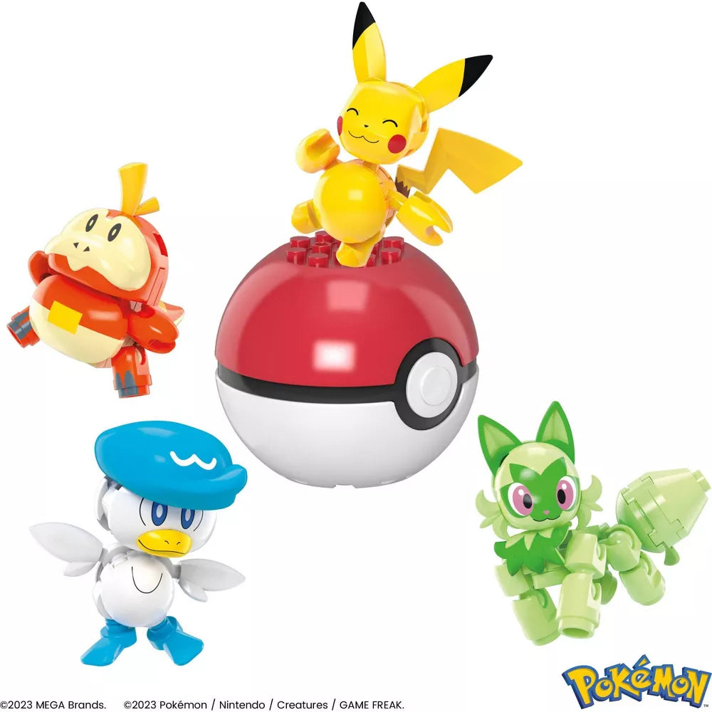 MEGA - Pokemon -  Padela Region - Team Building Toy Kit - 79pcs