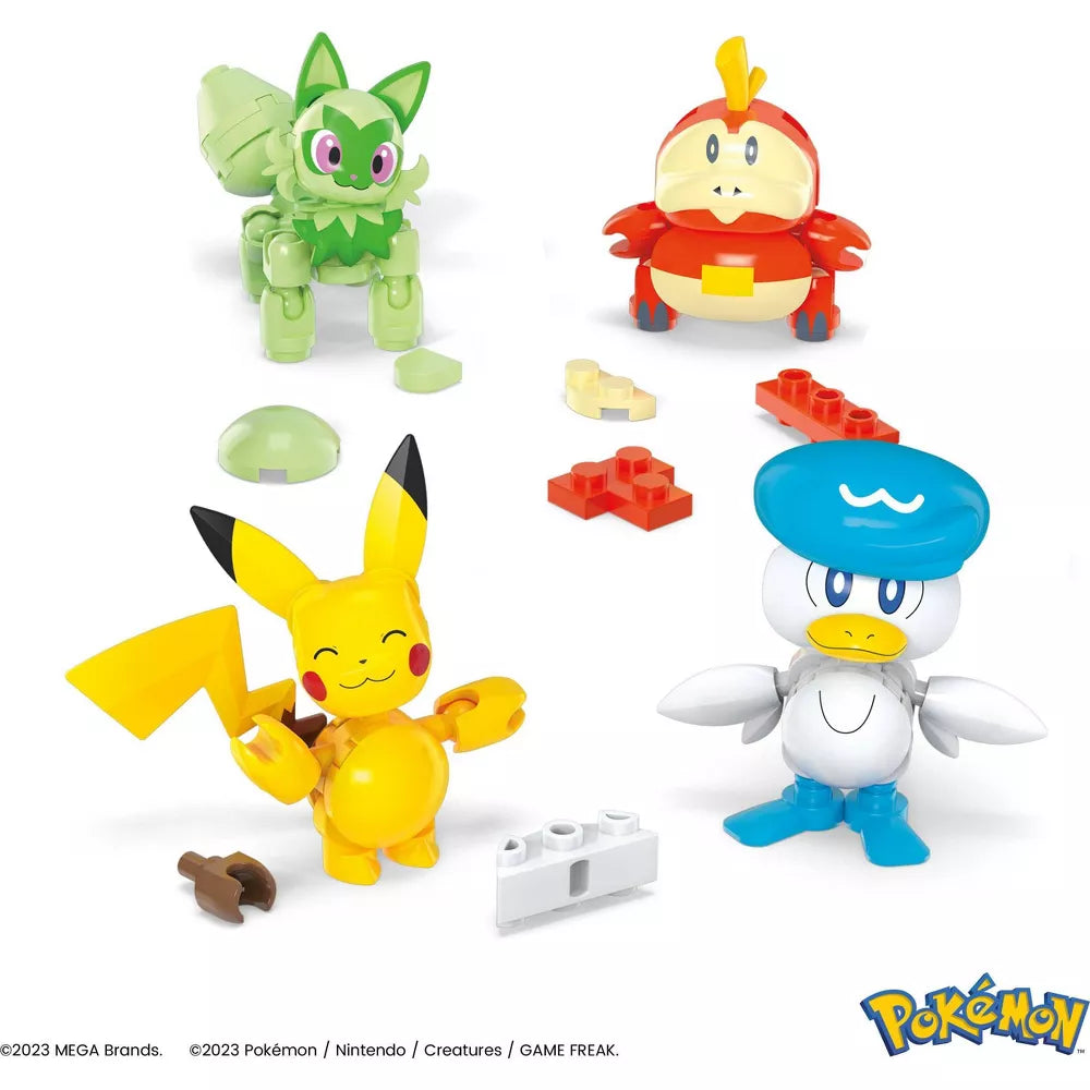 MEGA - Pokemon -  Padela Region - Team Building Toy Kit - 79pcs