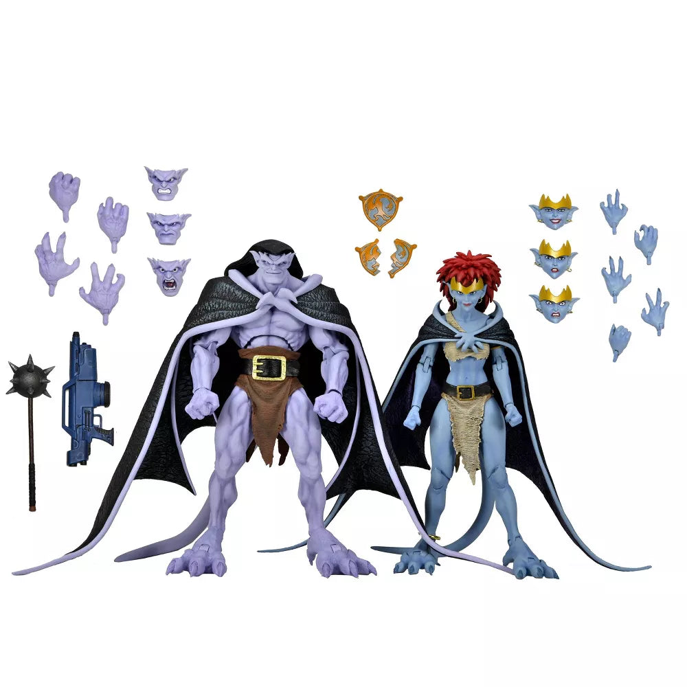 NECA Gargoyles Vows Ultimate Goliath and Demona 7" Action Figures - 2pk