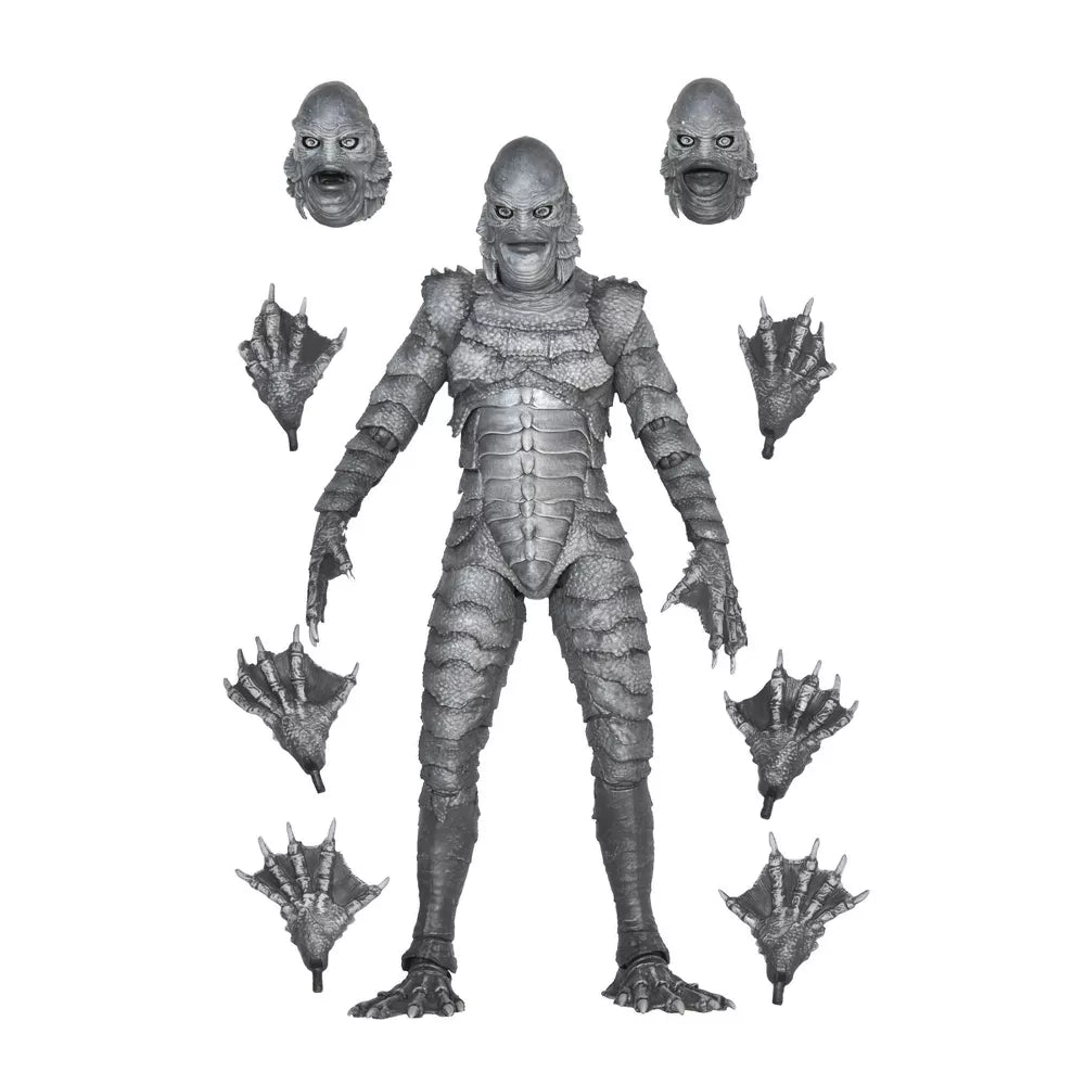 NECA Universal Monsters Ultimate Creature from the Black Lagoon B&W 7" Action Figure