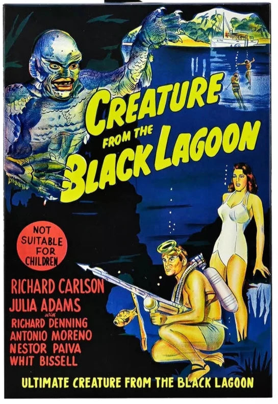 NECA Universal Monsters Ultimate Creature from the Black Lagoon B&W 7" Action Figure