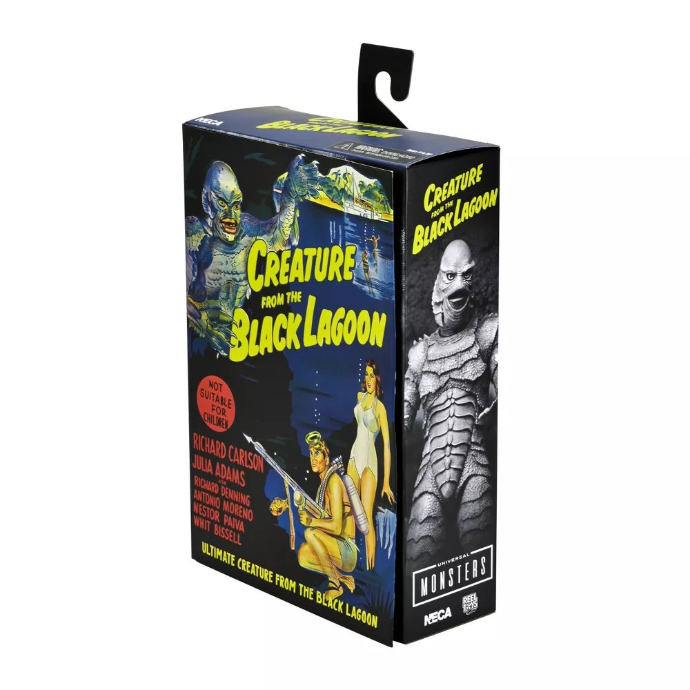 NECA Universal Monsters Ultimate Creature from the Black Lagoon B&W 7" Action Figure