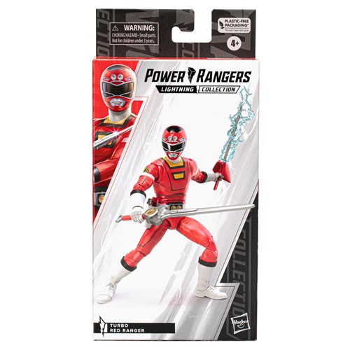 Power Rangers Figures - 6" Lightning Collection - Turbo Red Ranger