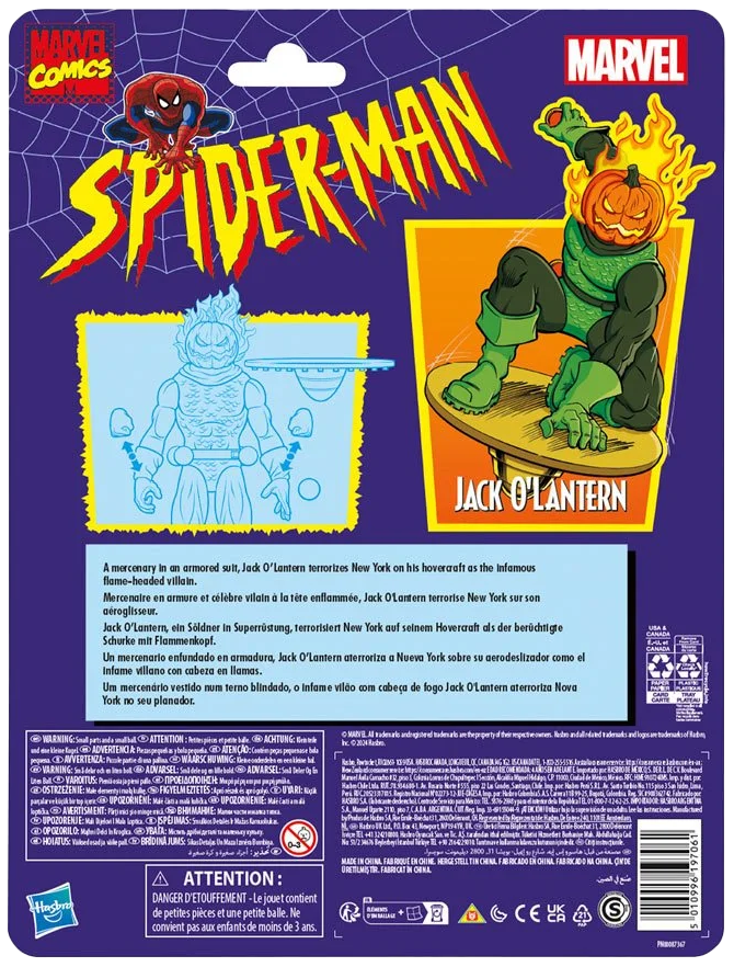 Spider-Man Marvel Legends Comic 6-inch Jack O'Lantern Action Figure