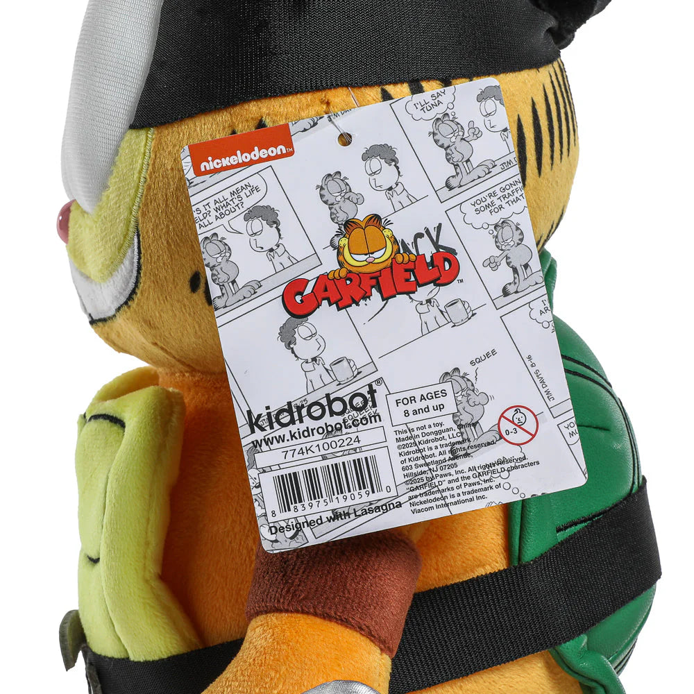 Kidrobot - Garfield x Teenage Mutant Ninja Turtles - 13"inch Plush