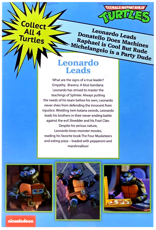 NECA - Teenage Mutant Ninja Turtles Ultimate Leonardo 7" Scale Action Figurep