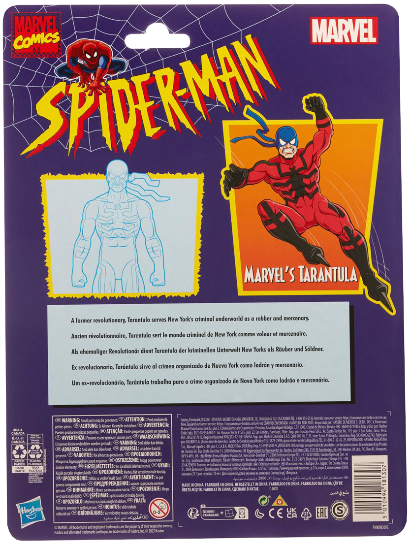 Spider-Man Retro Marvel Legends Tarantula 6-Inch Action Figure