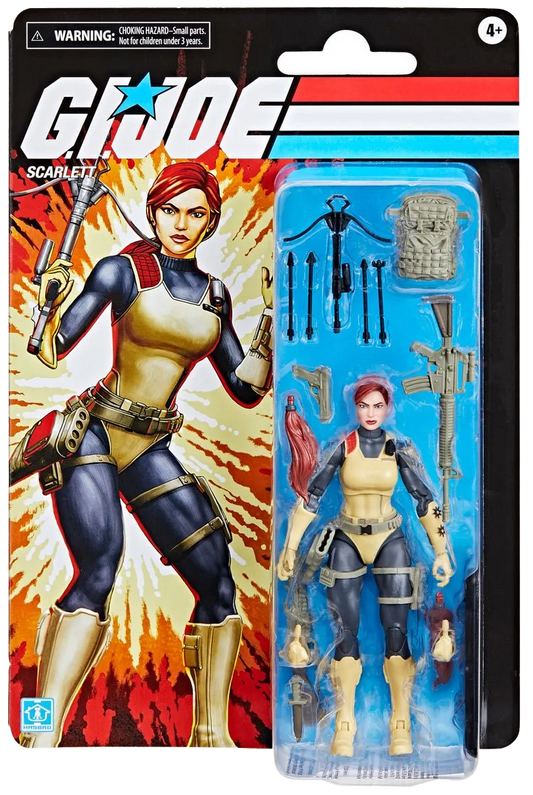 G.I. Joe Classified Series 6-Inch Retro Scarlett Action Figure
