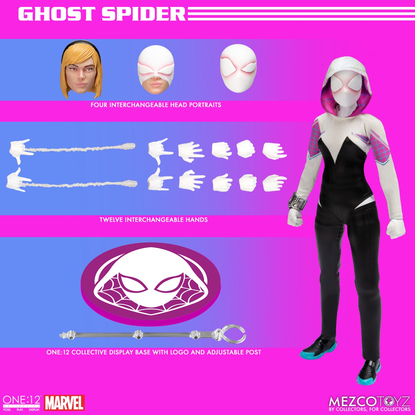 MEZCO: ONE:12 - Collective Ghost Spider