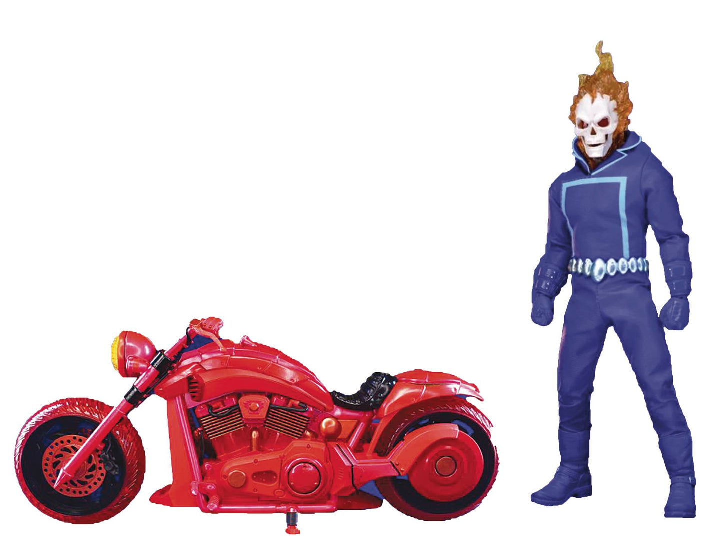 Ghost Rider ONE 12 Collective Ghost Rider & Hell Cycle Action Figure Set