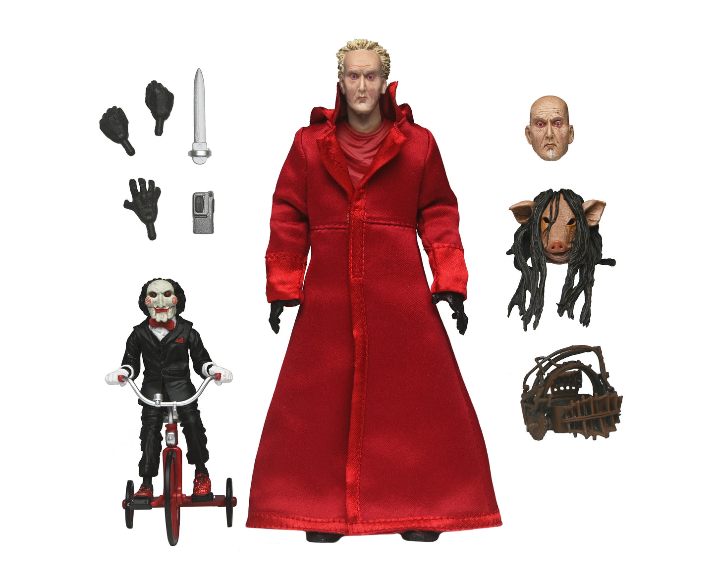 NECA Saw Ultimate Jigsaw Killer with Red Robe 7" Action Figure